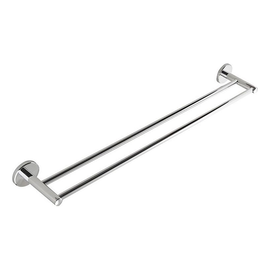 Aqualine - Nástěnný věšák na ručníky SAMBA 12x64,5 cm lesklý chrom