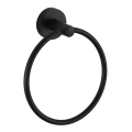 Aqualine - Nástěnný věšák na ručníky SAMBA pr. 15,5 cm černá
