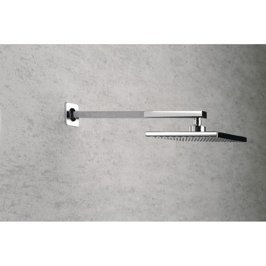Aqualine - Sprchové rameno hranaté 40,4 cm lesklý chrom