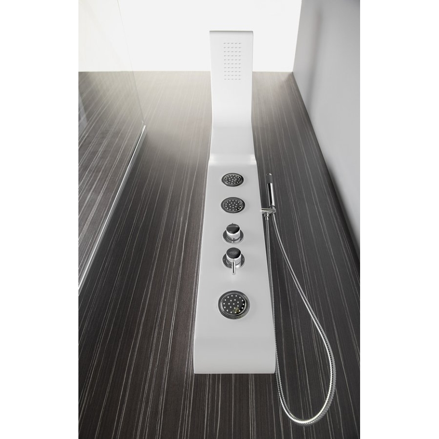 Aqualine - Sprchový panel YUKI matná bílá