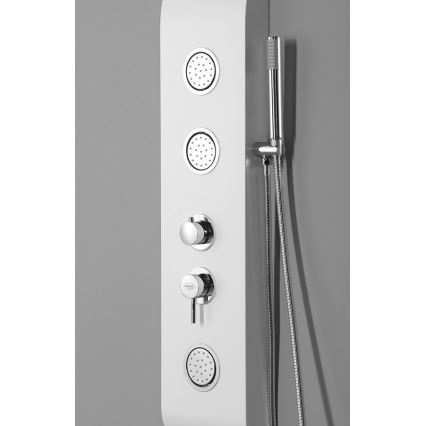 Aqualine - Sprchový panel YUKI matná bílá