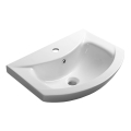 Aqualine - Zápustné umyvadlo ZERO 55x44 cm keramika/bílá