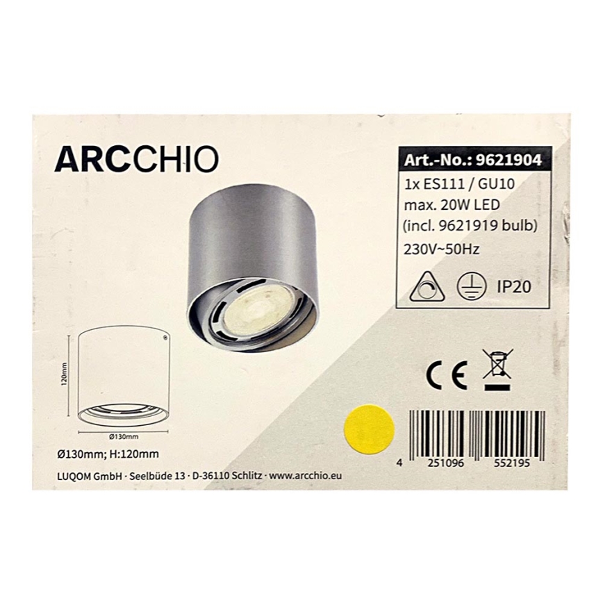 Arcchio - LED Bodové svítidlo ROSALIE 1xGU10/ES111/11,5W/230V