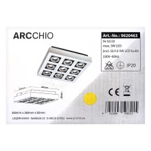 Arcchio - LED Bodové svítidlo VINCE 9xGU10/230V
