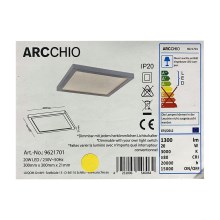 Arcchio - LED Stmívatelné stropní svítidlo SOLVIE LED/20W/230V