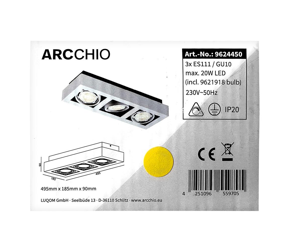 Arcchio Arcchio - LED Stropní svítidlo RONKA 3xGU10/11,5W/230V 