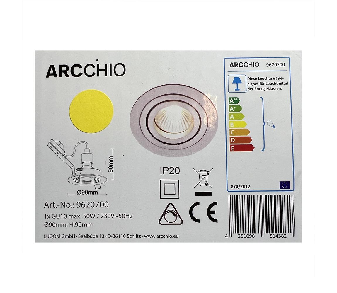 Arcchio Arcchio - Podhledové svítidlo SOPHIA 1xGU10/50W/230V 