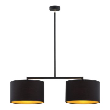 Argon 0899 - Lustr na tyči KARIN 2xE27/15W/230V černá