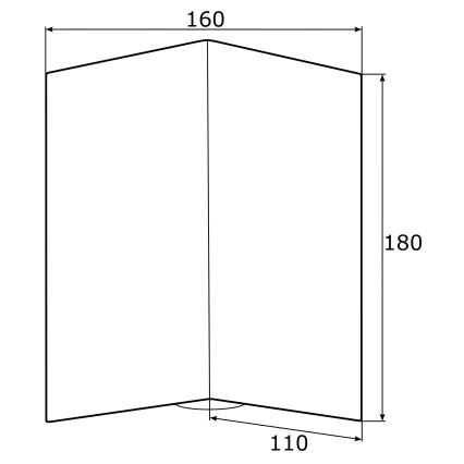 Argon 0917 - Nástěnné svítidlo SKIATOS 2xGU10/5W/230V stříbrná