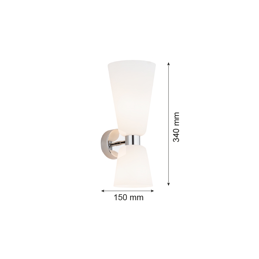 Argon 1033 - Nástěnné svítidlo RENO 2xE14/7W/230V