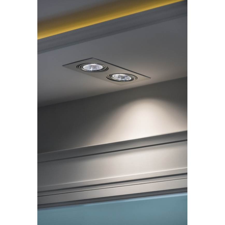 Argon 1047 - Podhledové svítidlo OLIMP 2xGU10-AR111/12W/230V černá