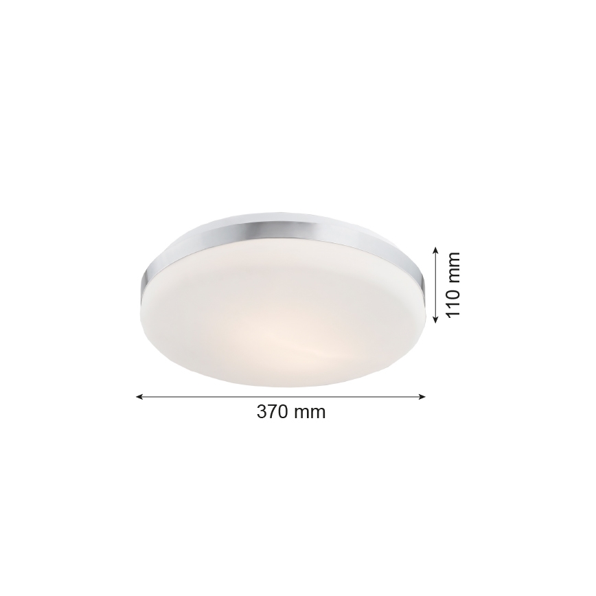 Argon 1199 - Stropní svítidlo SALADO 3xE27/15W/230V pr. 37 cm matný chrom