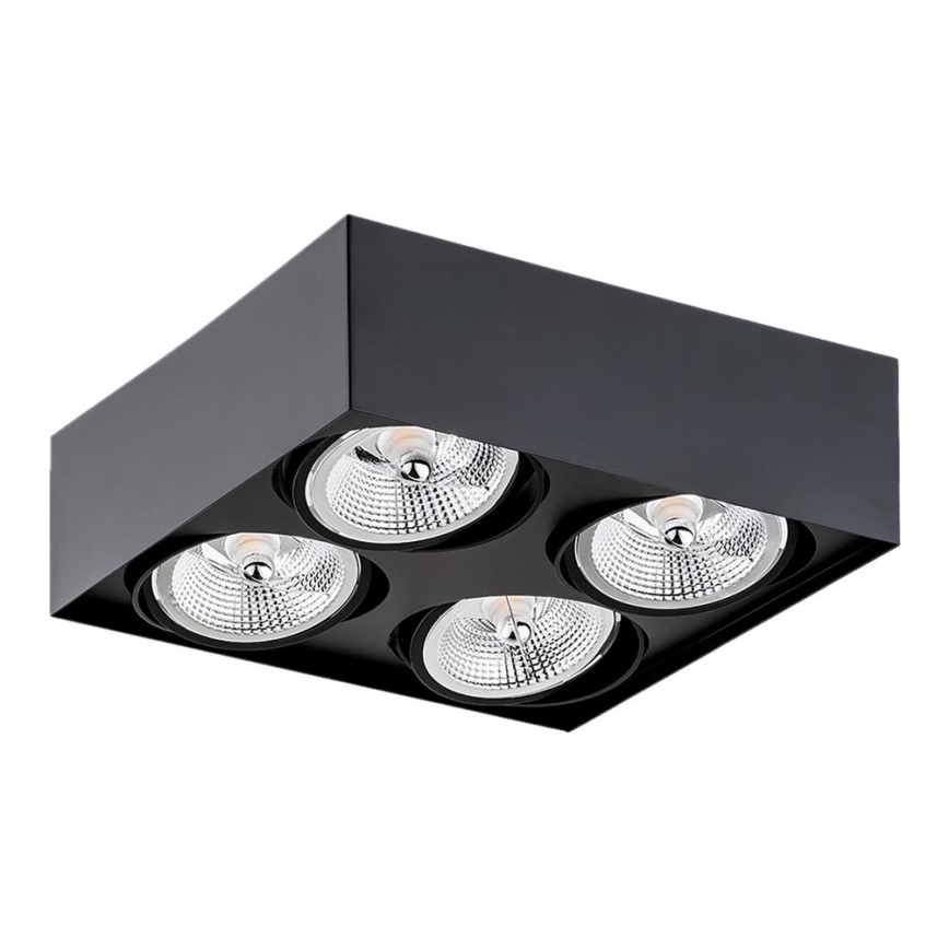 Argon 1745 - Bodové svítidlo RODOS 4xGU10-AR111/12W/230V černá