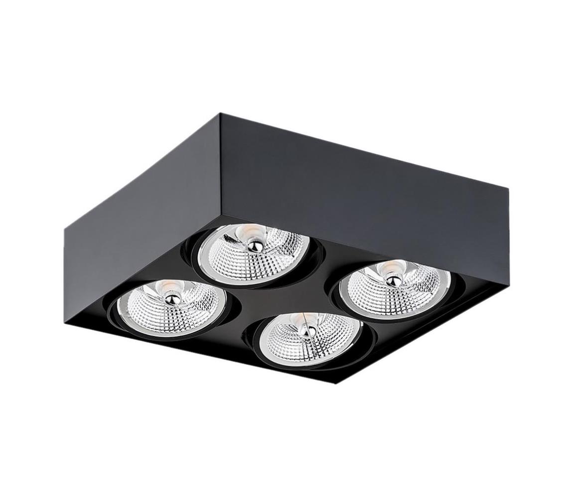 Argon Argon 1745 - Bodové svítidlo RODOS 4xGU10-AR111/12W/230V černá AR1745