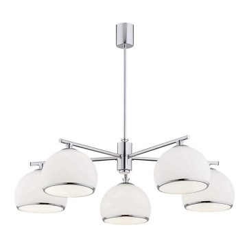 Argon 2087 - Lustr na tyči MARBELLA 5xE27/15W/230V lesklý chrom