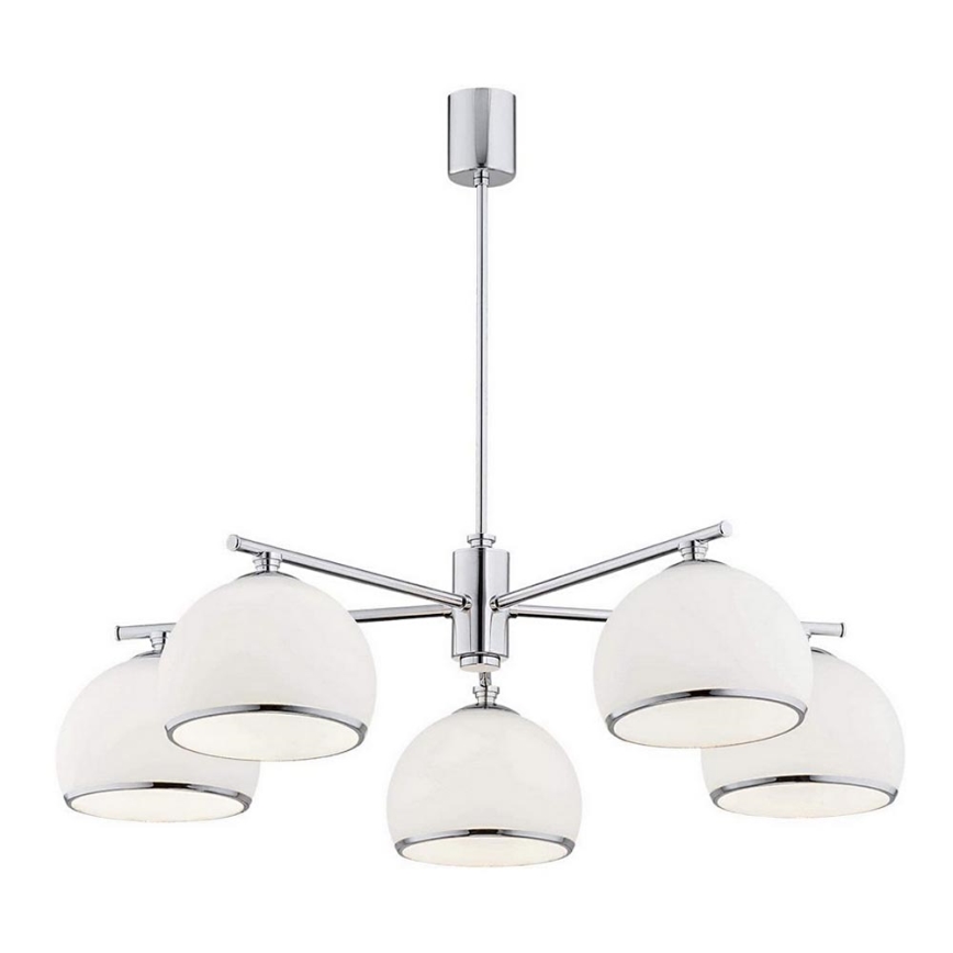 Argon 2087 - Lustr na tyči MARBELLA 5xE27/15W/230V lesklý chrom