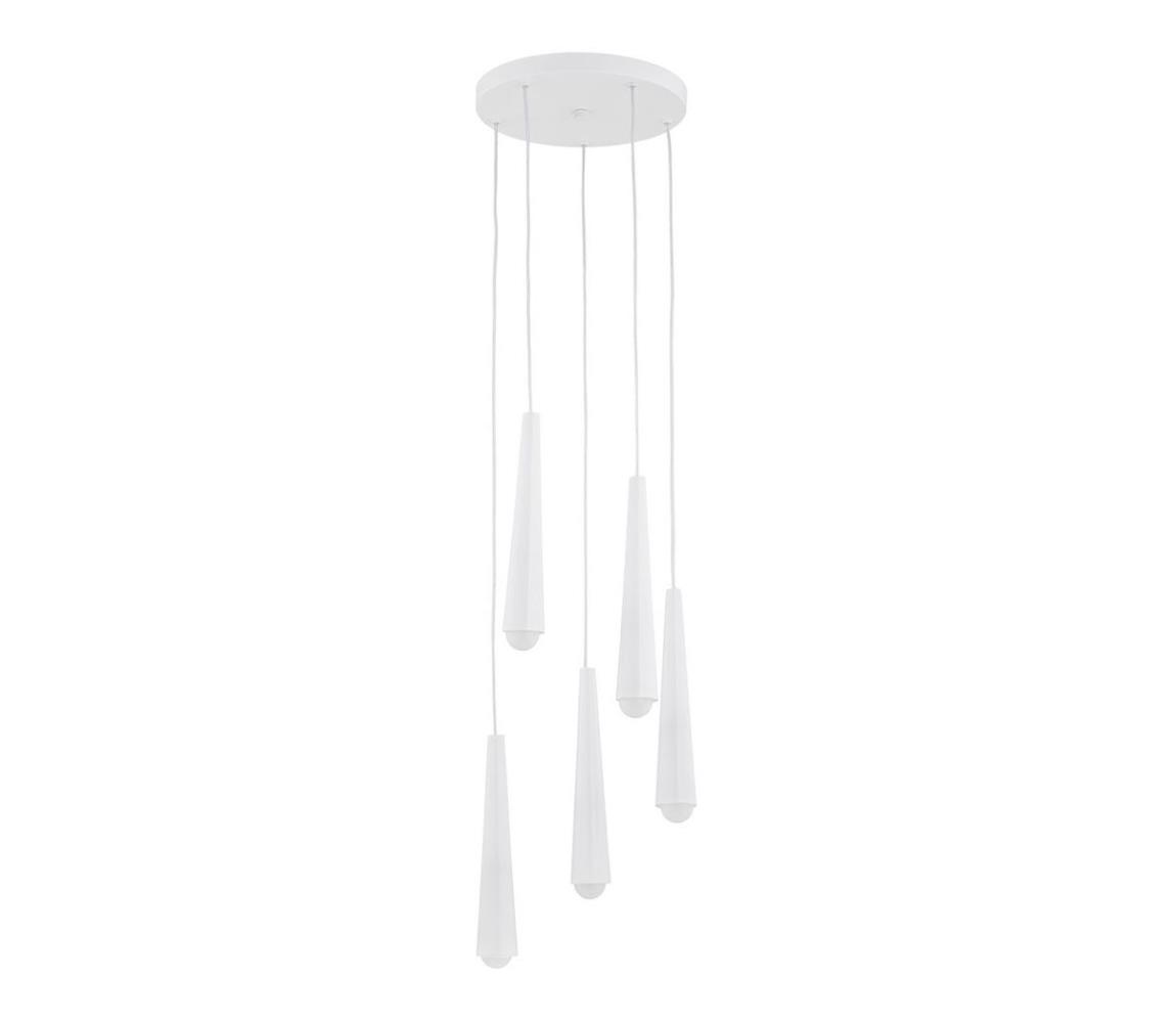 Argon Argon 2102 - Lustr na lanku HOLLYWOOD 5xE14/7W/230V bílá AR2102
