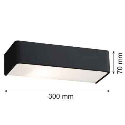 Argon 3075 - Nástěnné svítidlo RODAN 1xE27/15W/230V