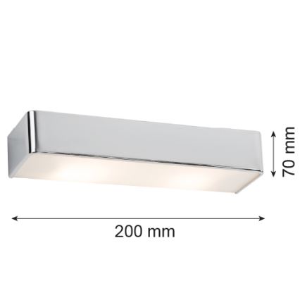 Argon 3076 - Nástěnné svítidlo RODAN 1xE27/15W/230V