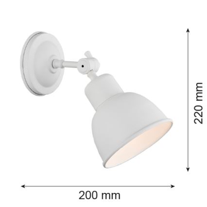 Argon 3182 - Nástěnné svítidlo EUFRAT 1xE27/60W/230V