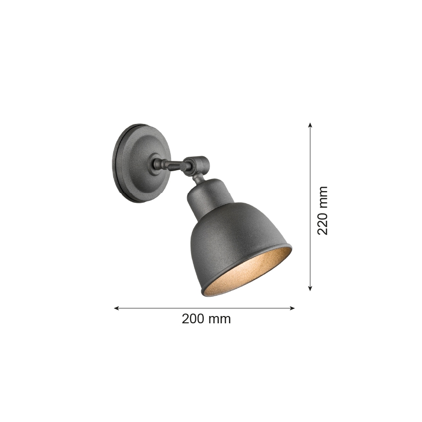 Argon 3183 - Nástěnné svítidlo EUFRAT 1xE27/60W/230V