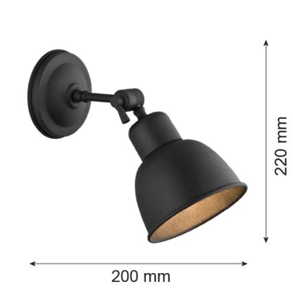 Argon 3185 - Nástěnné svítidlo EUFRAT 1xE27/60W/230V