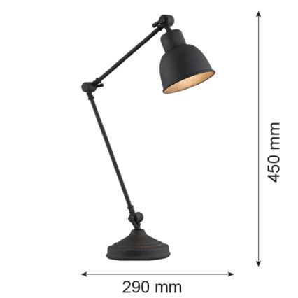 Argon 3197 - Stolní lampa EUFRAT 1xE27/15W/230V