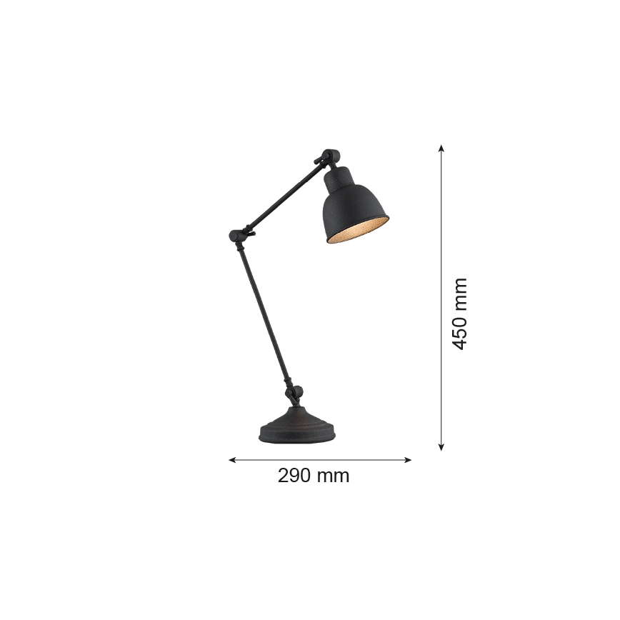 Argon 3197 - Stolní lampa EUFRAT 1xE27/15W/230V