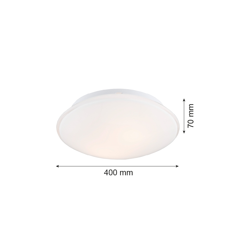 Argon 3224 - Stropní svítidlo GIN 3xE27/15W/230V bílá