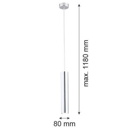 Argon 3628 - Závěsné svítidlo GOMERA 1xGU10/50W/230V