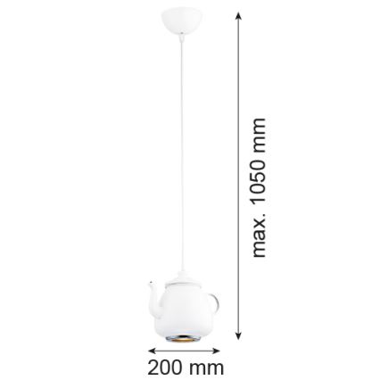 Argon 3650 - Závěsné svítidlo JAMAJKA 1xGU10/50W/230V