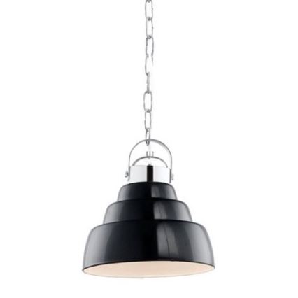 Argon 375 - Lustr MARGERITA 1xE27/60W/230V černý 20 cm