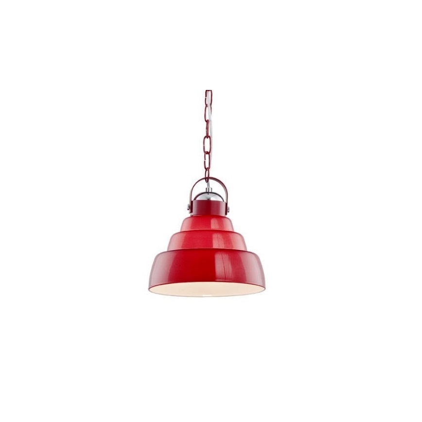 Argon 377 - Lustr MARGERITA 1xE27/60W/230V červený 20 cm