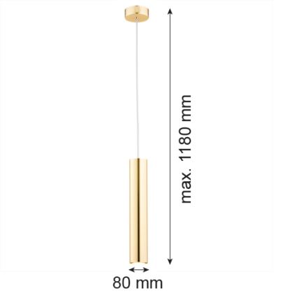 Argon 4057 - Lustr na lanku GOMERA 1xGU10/5W/230V mosaz