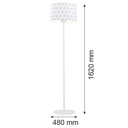 Argon 4129 - Stojací lampa MAGIC 1xE27/15W/230V bílá