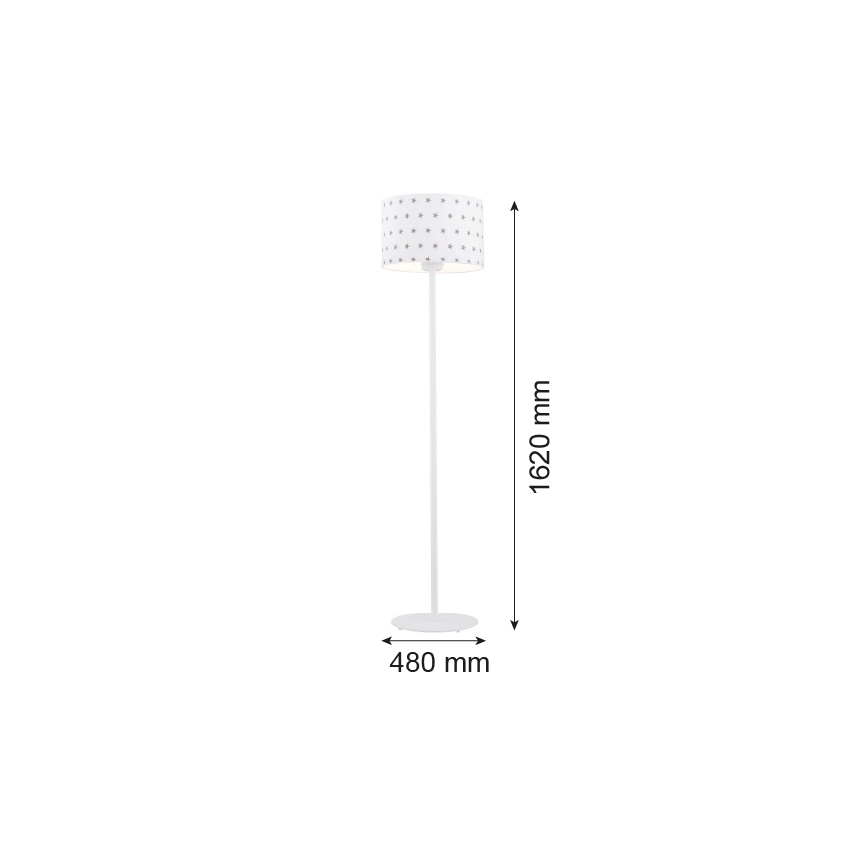 Argon 4129 - Stojací lampa MAGIC 1xE27/15W/230V bílá