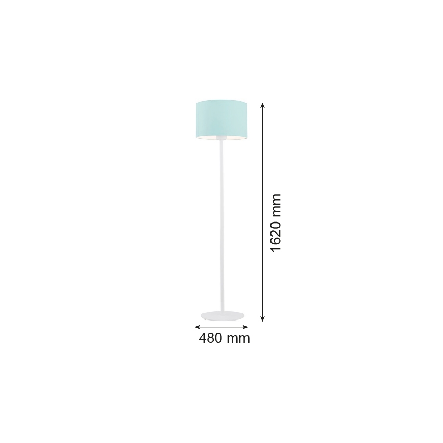 Argon 4131 - Stojací lampa MAGIC 1xE27/15W/230V tyrkysová/bílá