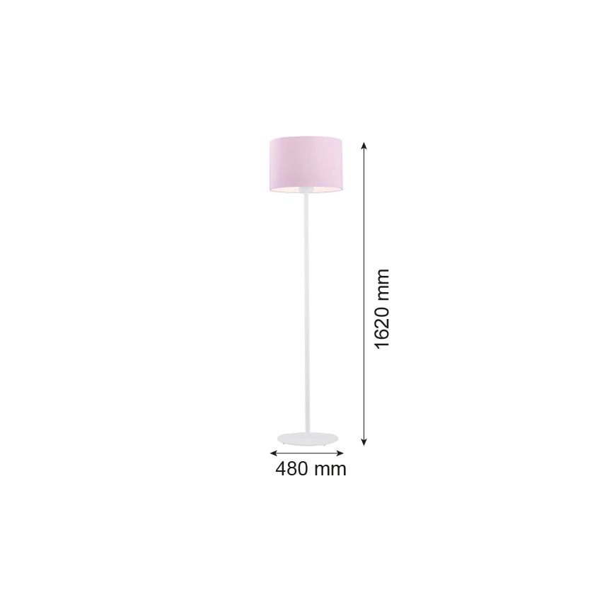 Argon 4132 - Stojací lampa MAGIC 1xE27/15W/230V růžová/bílá