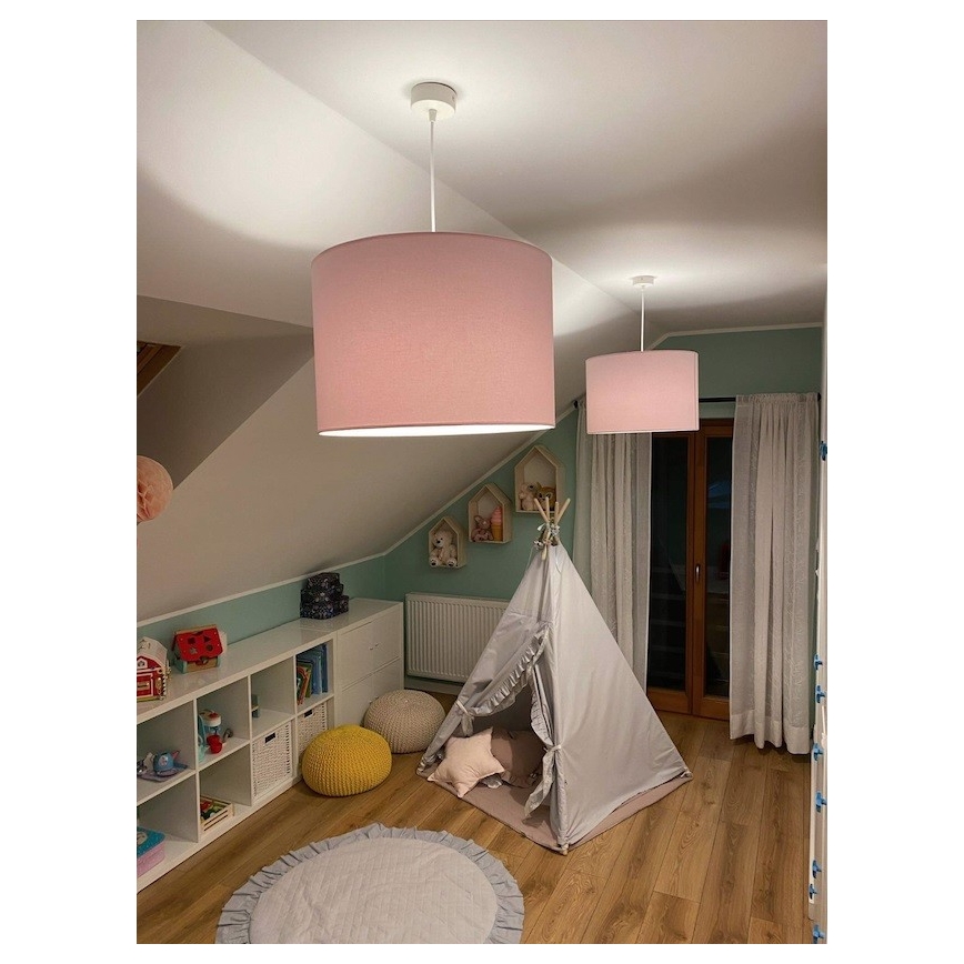 Argon 4136 - Lustr na lanku MAGIC 1xE27/15W/230V růžová