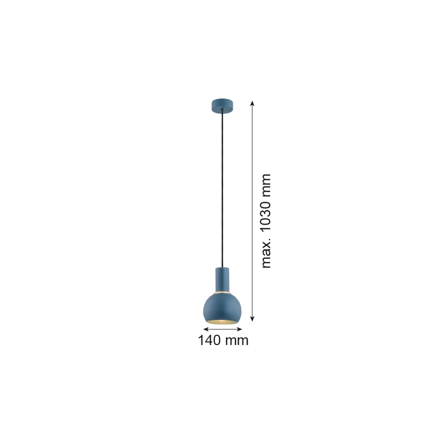 Argon 4216 - Lustr na lanku SINES 1xE27/15W/230V pr. 14 cm modrá