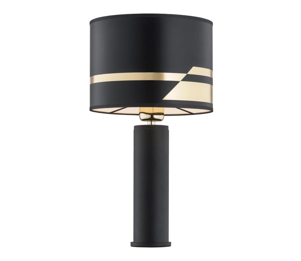 Argon Argon 4234 - Stolní lampa ALMADA 1xE27/15W/230V černá/mosaz AR4234