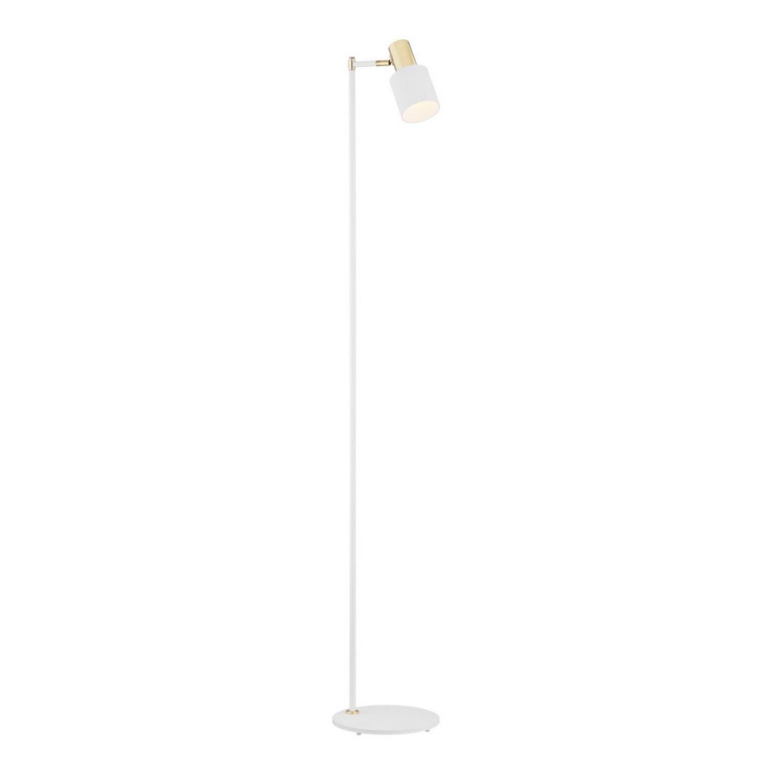 Argon 4258 - Stojací lampa DORIA 1xE27/15W/230V bílá/mosaz