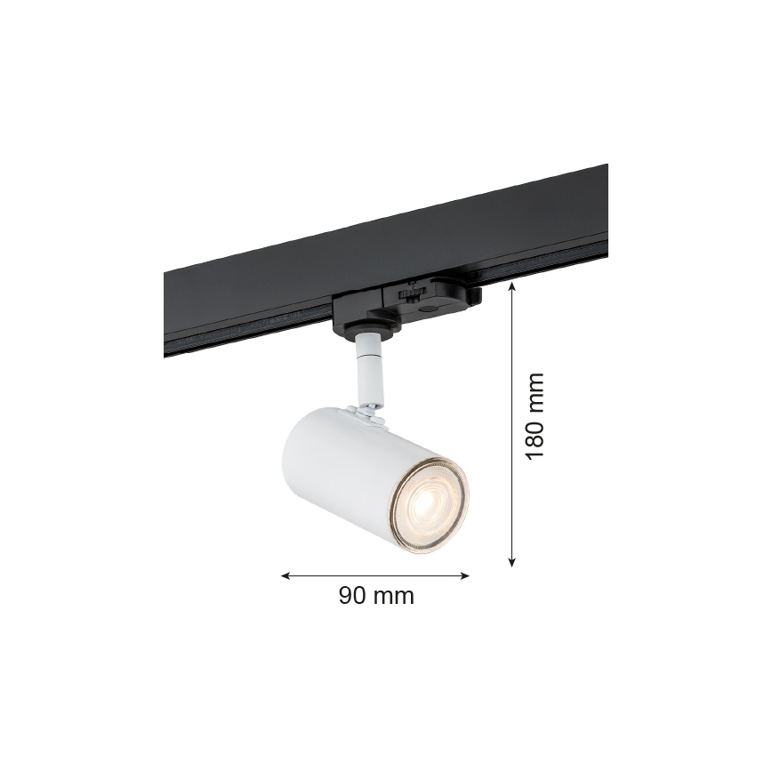 Argon 4327 - Bodové svítidlo do lištového systému HORTA 1xGU10/5W/230V bílá