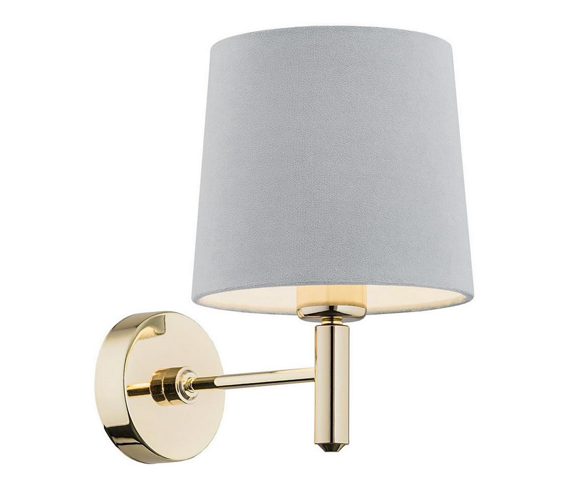 Argon Argon 4347 - Nástěnné svítidlo PONTE 1xE27/15W/230V modrá/mosaz AR4347