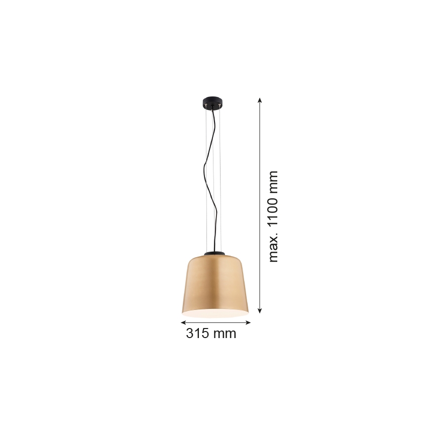 Argon 4690 - Lustr na lanku BERKLEY 1xE27/15W/230V