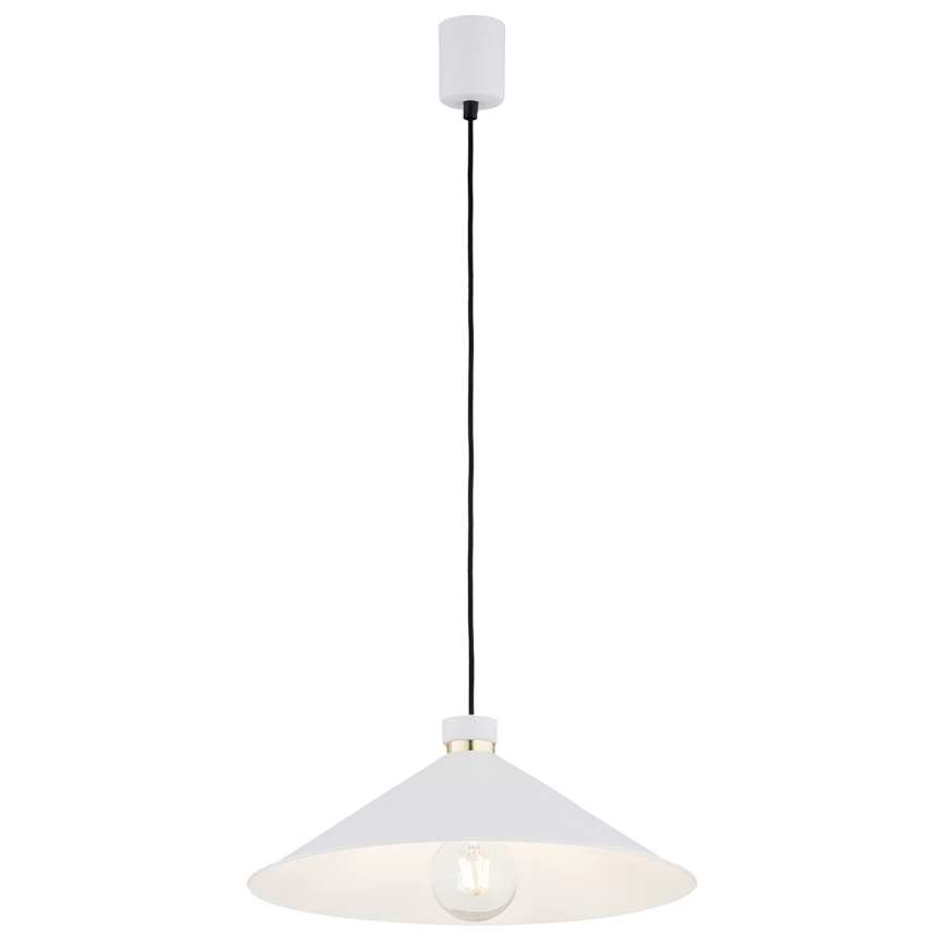 Argon 4693 - Lustr na lanku NASHVILLE 1xE27/15W/230V bílá