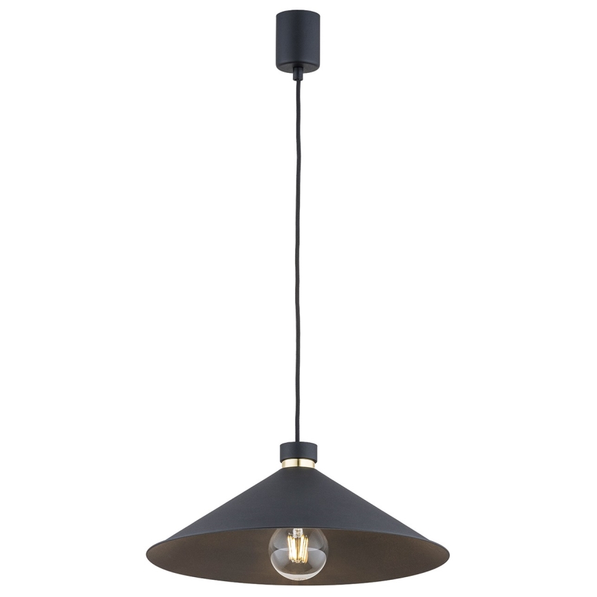 Argon 4695 - Lustr na lanku NASHVILLE 1xE27/15W/230V černá