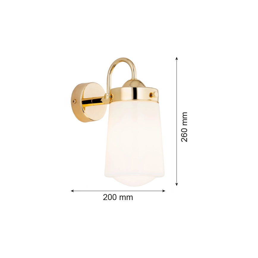 Argon 4717 - Koupelnové nástěnné svítidlo PASADENA 1xE27/15W/230V IP44