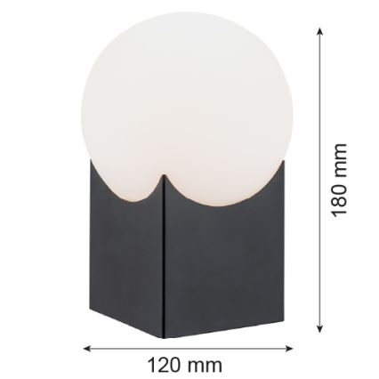 Argon 4721 - Stolní lampa AUSTIN 1xE14/7W/230V černá