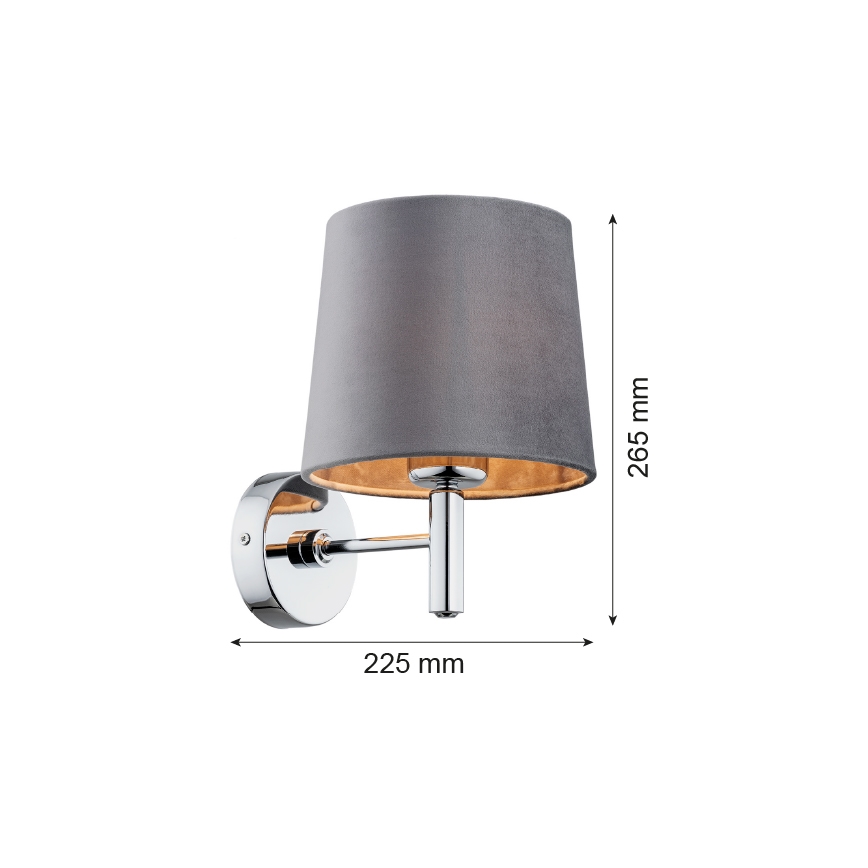 Argon 4725 - Nástěnné svítidlo BOLZANO 1xE27/15W/230V